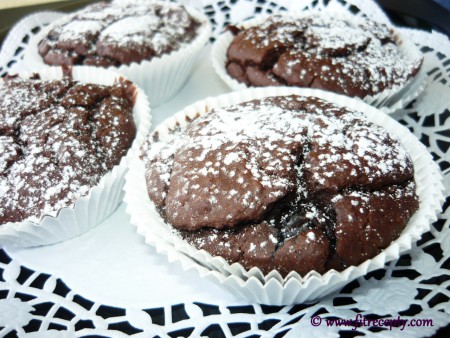 Zdravé čokoládové cupcakes (proteín)
